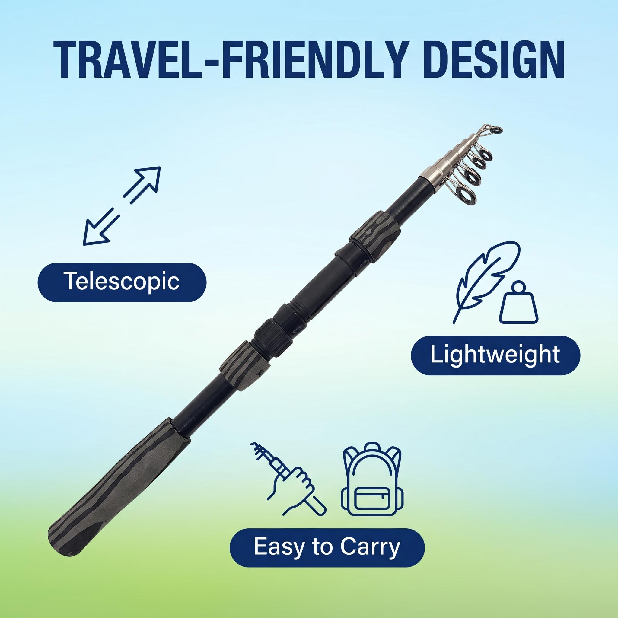Portable Telescopic Fishing Ro - Fishing Rod Spinning 评论和价格