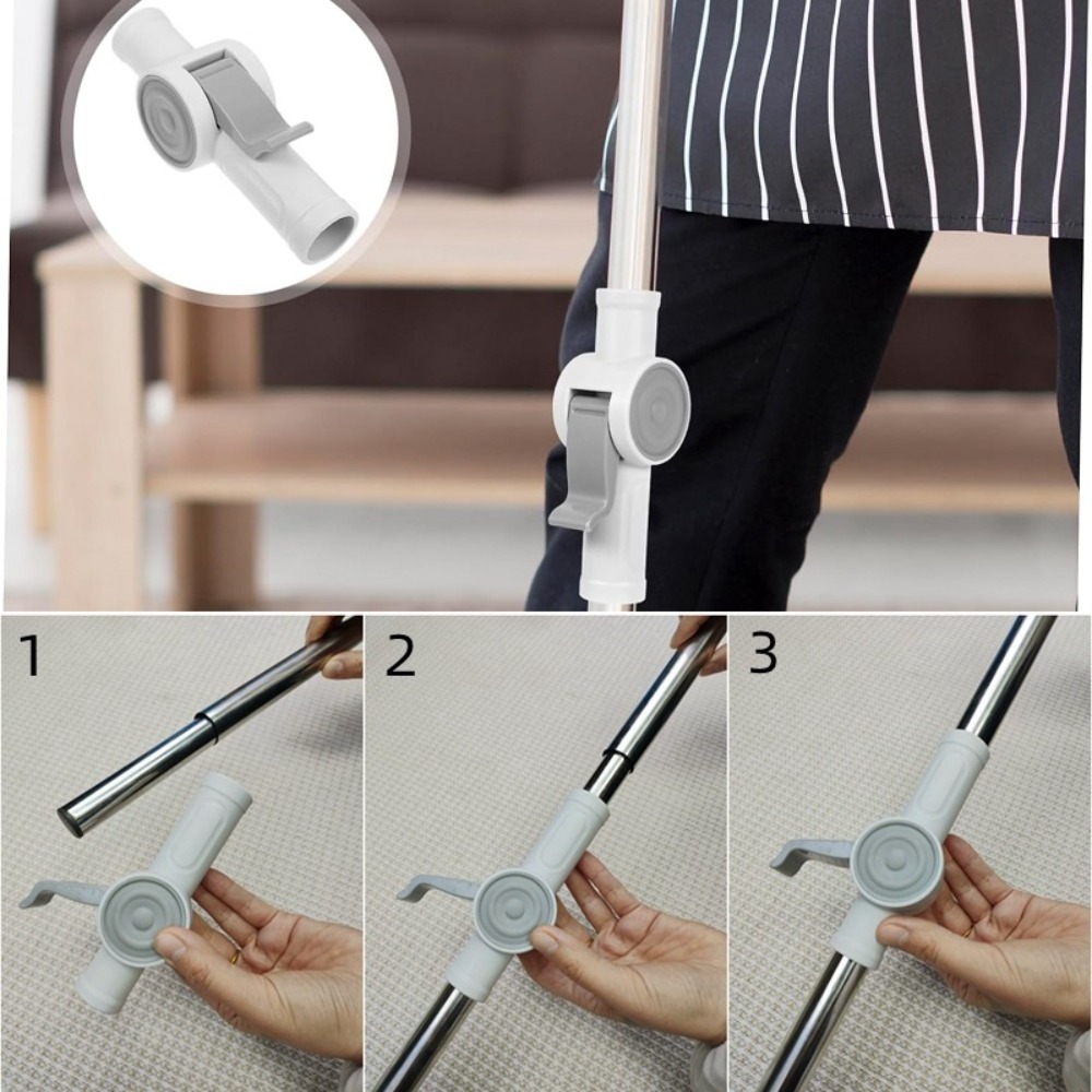 5PCS Universal Mop Pole Lockin - Fishing Rod Telescopic 评论和价格