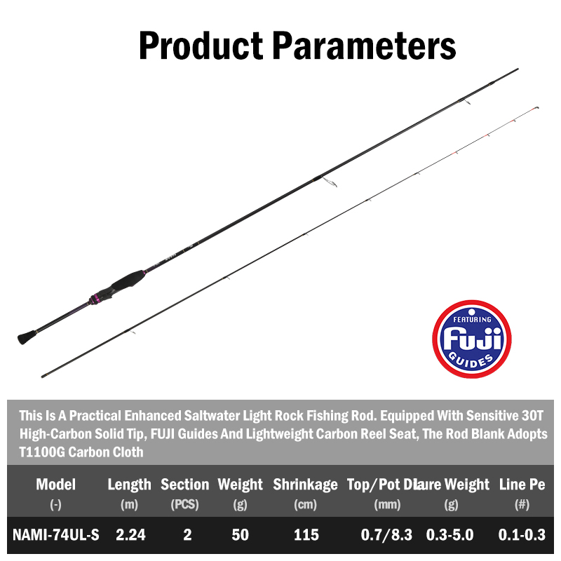 LEYDUN NAMI Ultralight Ajing R - Fishing Rod Surf 评论和价格